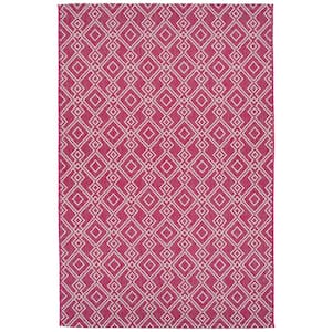 Soleri Collection Pink 2'3" x 7'10" Residential Indoor-Outdoor Runner