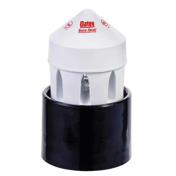 Oatey Sure-Vent 3 in. x 4 in. ABS Air Admittance Valve with 500 DFU Branch
