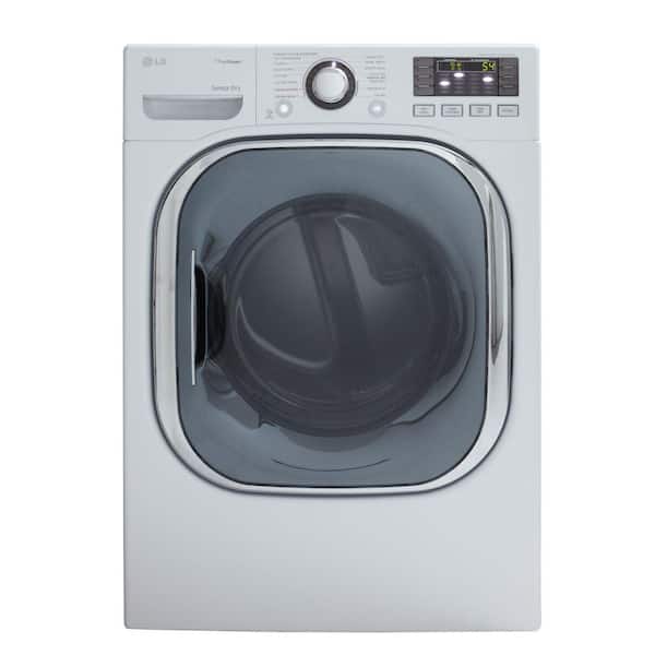 LG 7.4 cu. ft. Electric Dryer with Steam in White
