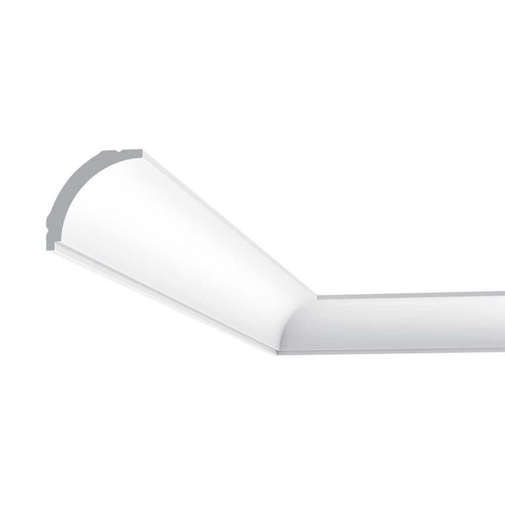 Primed White Polystyrene Crown Moulding Set of 5