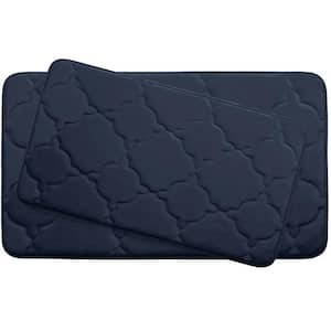 Dorothy Indigo Memory Foam 2-Piece Bath Mat Set