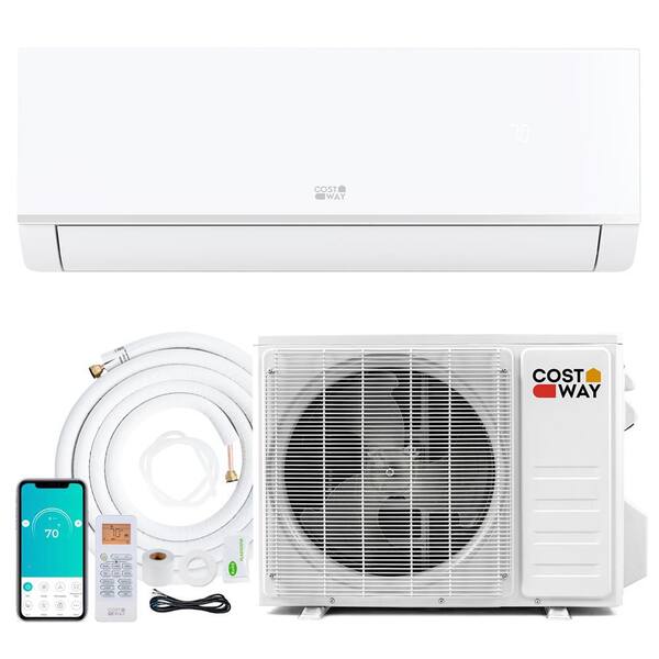 Blast Pro 24000 BTU 20-SEER2 2-Ton 208/230V Wifi Enabled Mini Split Air Conditioner and Heater with Installation Kit