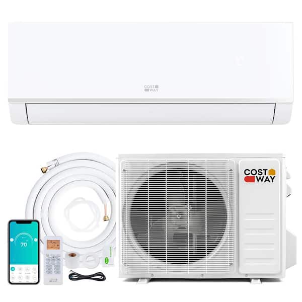 Blast Pro 12000 BTU 20-SEER2 1-Ton 115V Wifi Enabled Mini Split Air Conditioner and Heater with Installation Kit