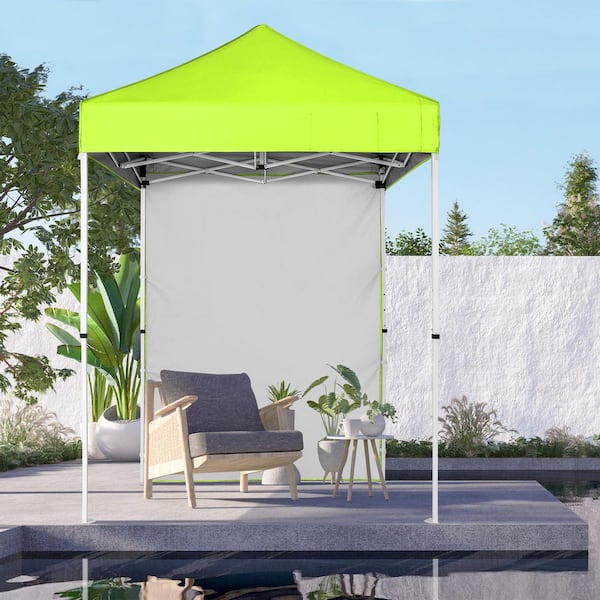 COOS BAY 5 ft. x 5 ft. Light Blue Pop Up Canopy Tent with