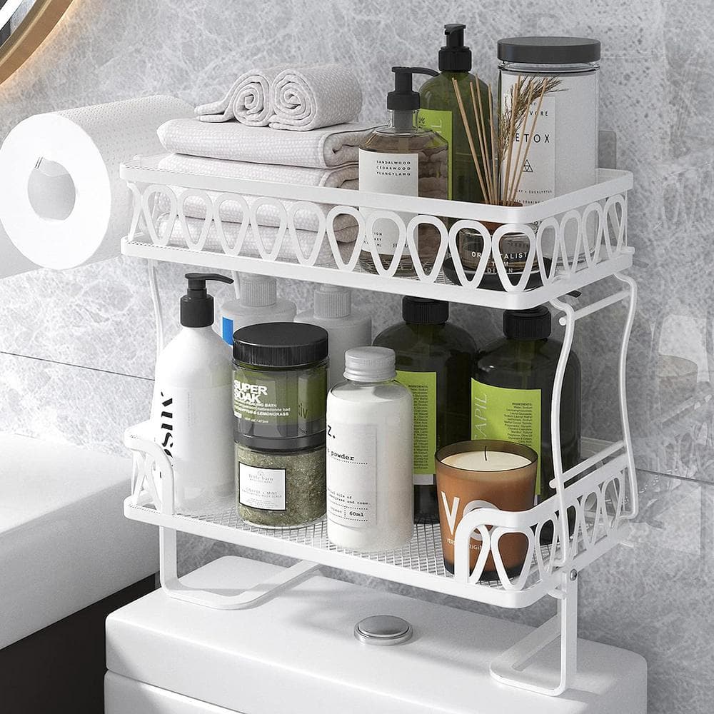Bathroom Shelves Rack Aluminium Alloy Durable Shower Room Toilet Shampoo  Shelf