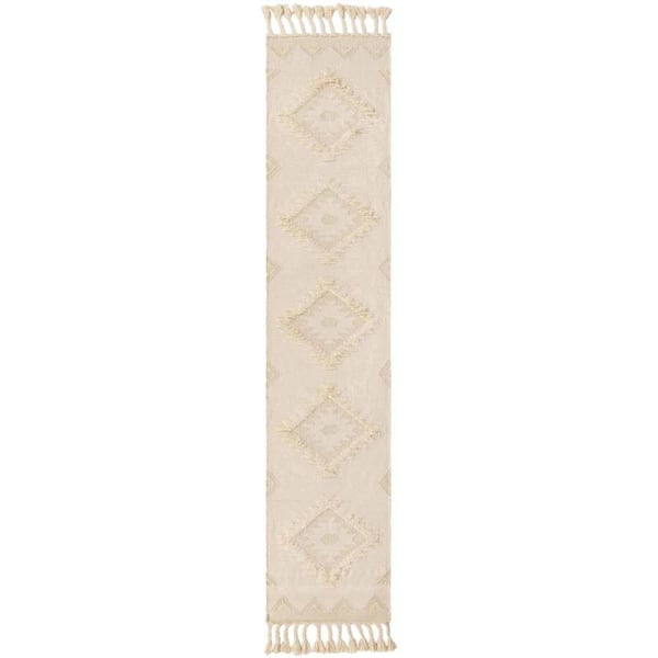 Unique Loom Mesa Papago Ivory 2' 7 x 13' 1 Area Rug