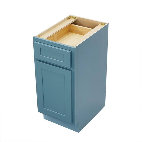 Vanity Art 15 in. W. x 21 in. D x 32.5 in. H 1-Drawer Bath Vanity Cabinet Only in Sea Green