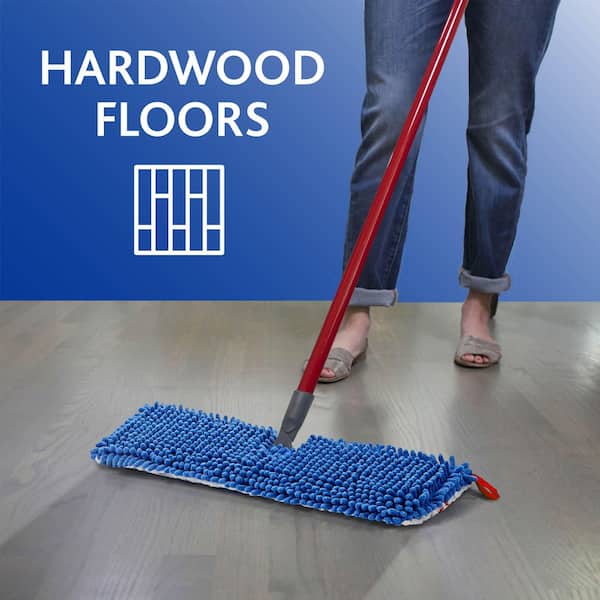 18 Natural Bamboo Microfiber Mop for Hardwood Floors | Lightweight Dust Mop | M