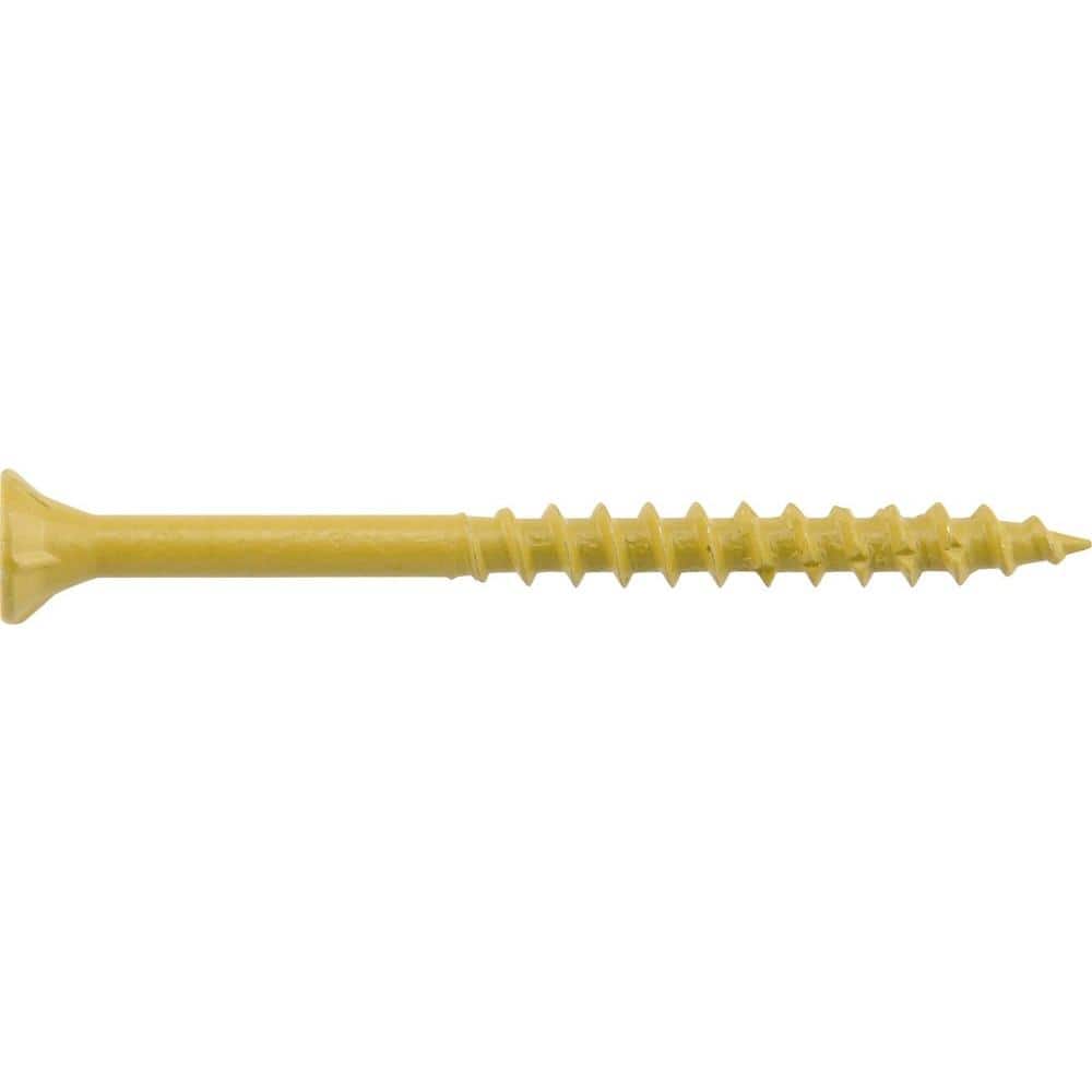 DECKMATE Deck Screw 10 lb #9 x 3 in Star Drive Flat Head ACQ Rated Coated 