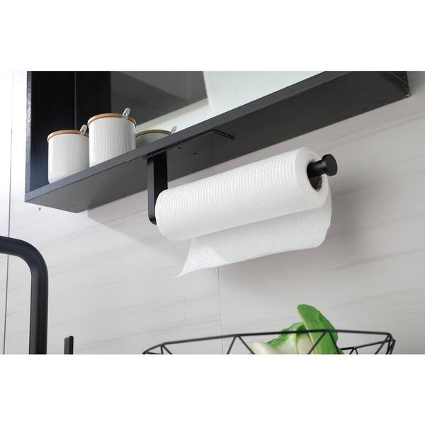 Kitchen Paper Roll Holder, Wall Mount Stainless Steel Paper Towel