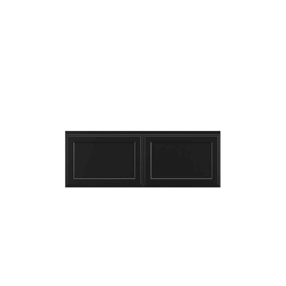 Belle Haven Recessed 33 in. W x 12 in. H x 24 in. D in Driftwood Plywood As