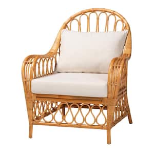 Reina Light Honey Rattan Arm Chair