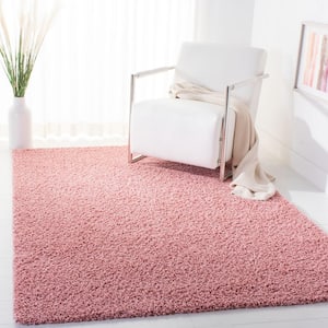 Primo Shag Rose 9 ft. x 12 ft. Solid Area Rug