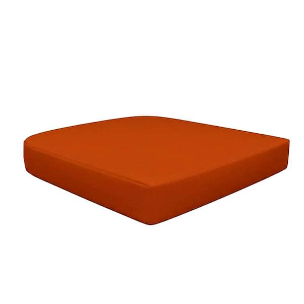 Cushion 19 x 18 x 2.75 Sunbrella Outdoor Patio Dining Chair Cushions with High-Density Foam Dupione Oak