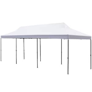 HOMMOW 28.4 ft. x 9.5 ft. Pop Up Canopy Tent Outdoor Tents for