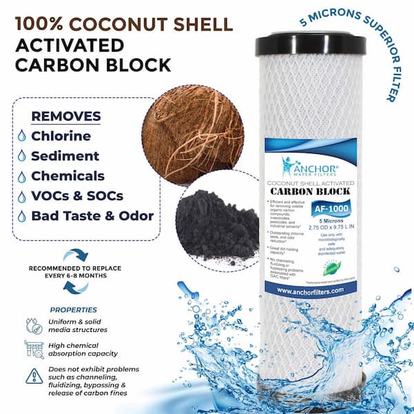 Waterdrop Ultra Filtration Systems Single-stage Activated Carbon Under Sink  Water Filtration System