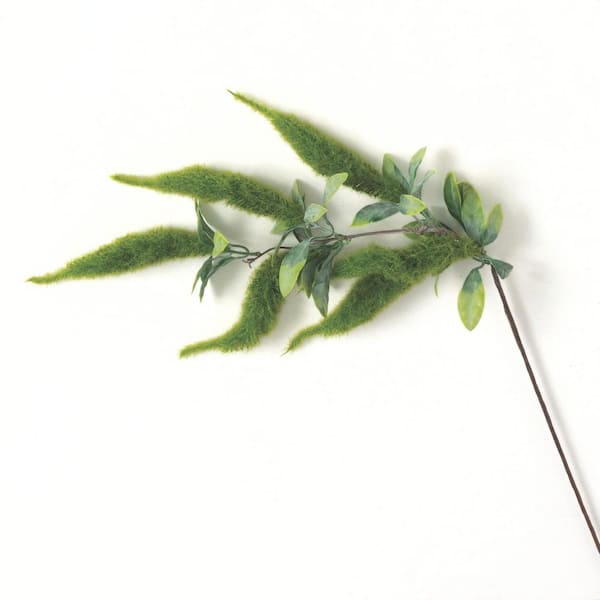 SULLIVANS 39 in. Green Indoor Artificial Amaranthus Flower Spray