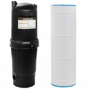 Purifier-Max 120 sq. ft. Cartridge In-Ground Pool Filter with Pressure Gauge