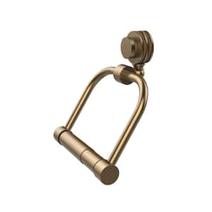 Venus Collection Single Post Toilet Paper Holder with Dotted Accents in Brushed Bronze