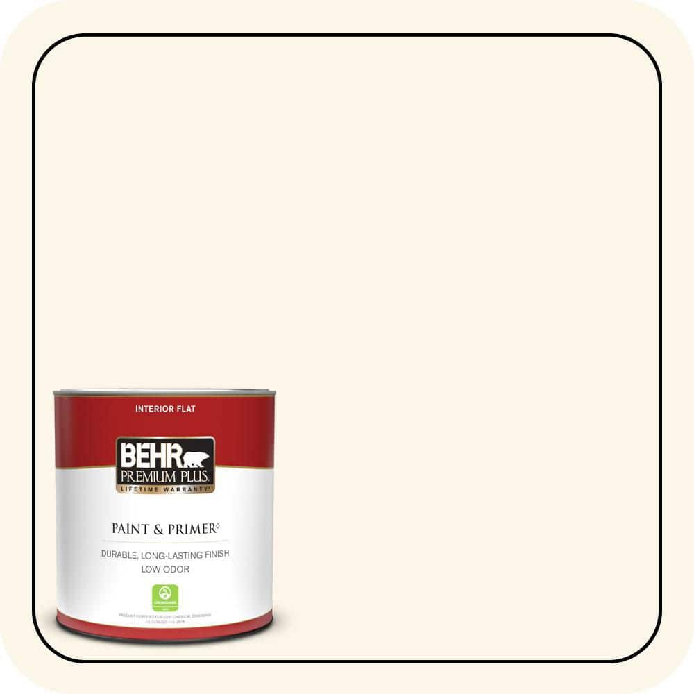 1 qt. #PWN-20 Whipping Cream Flat Low Odor Interior Paint & Primer price history on PriceWatchPro