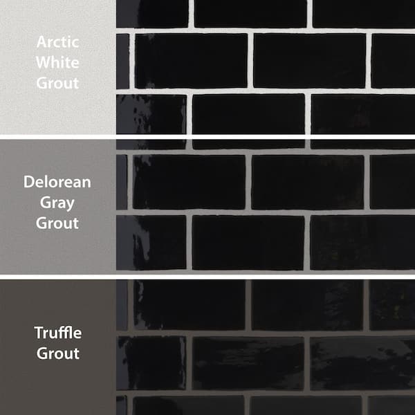 Merola Tile Chester Nero 3 in. x 6 in. Ceramic Wall Tile (5.72 sq