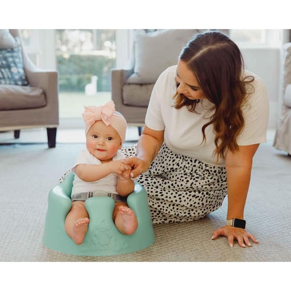 Hemlock Green Soft Foam Wide Floor Seat for Babies w