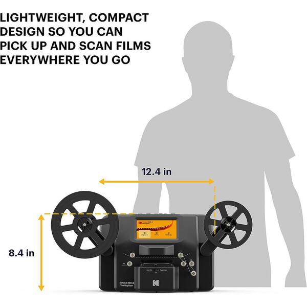 Kodak Reels 8mm and Super 8 Film Scanner and Converter, Slide