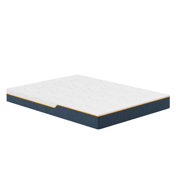 Enliven Size Full Medium Gel Memory Foam 8" Mattress with Cooling Air Flow, Bed-in-a-Box,