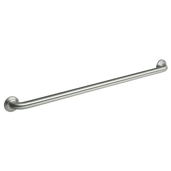 KOHLER Traditional 42 in. Concealed Screw Grab Bar in Brushed Stainless