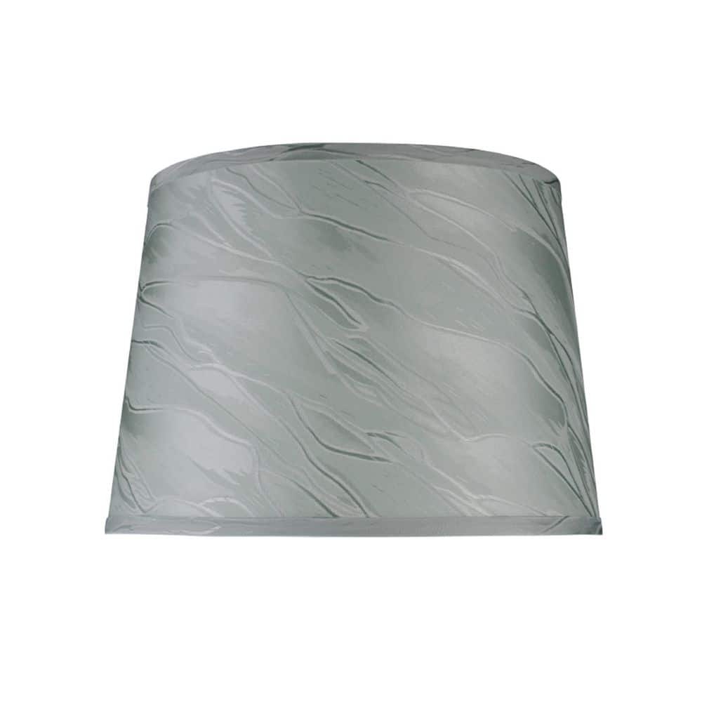Greyish Green Jacquard Textured Fabric Empire Lamp Shade