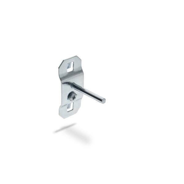 Everbilt 6 in. Zinc-Plated Steel Single Straight Peg Hook 1/4 in