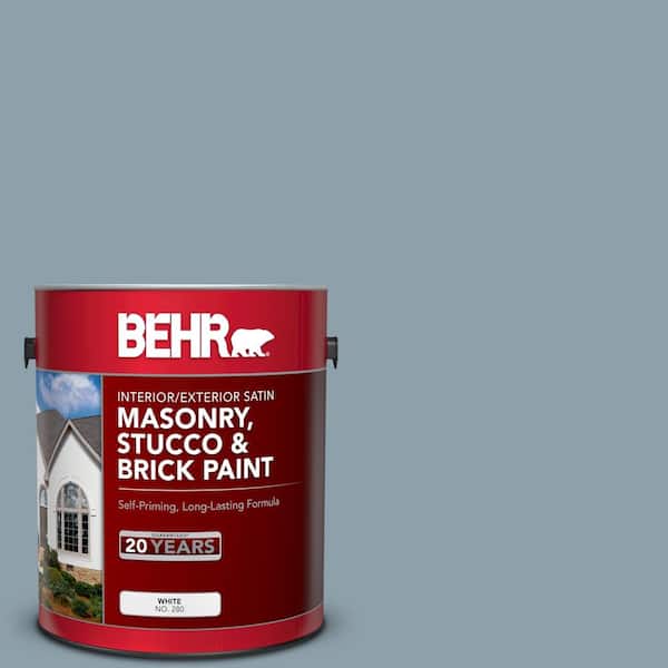 BEHR 1 gal. #N480-4 French Colony Satin Interior/Exterior Masonry, Stucco and Brick Paint
