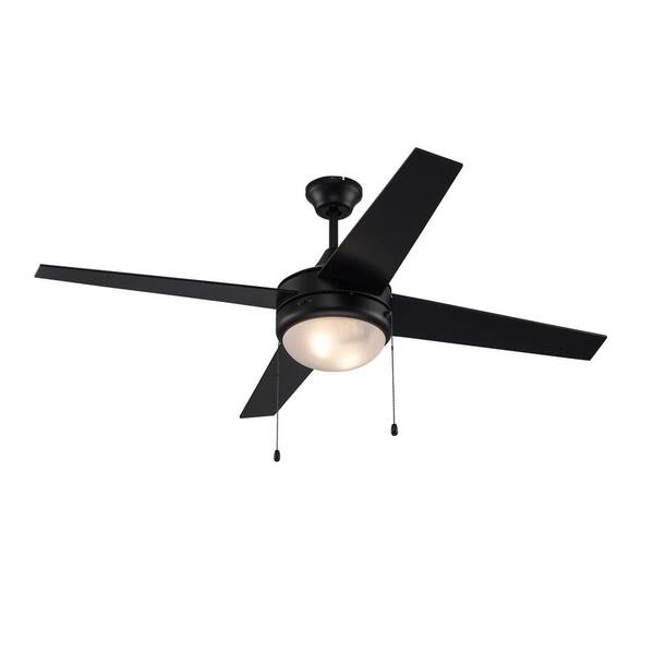 Bel Air Lighting Cappleman 52 in. Indoor Black 2-Light