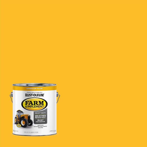 Rust-Oleum 1 gal. Farm Equipment Caterpillar Yellow Gloss Enamel Paint