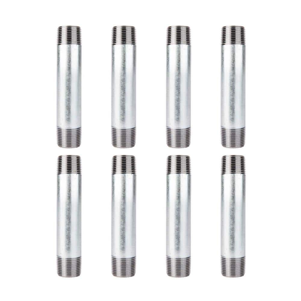 3/4 in. x 5 in. Galvanized Steel Nipple (8-Pack) price history on PriceWatchPro