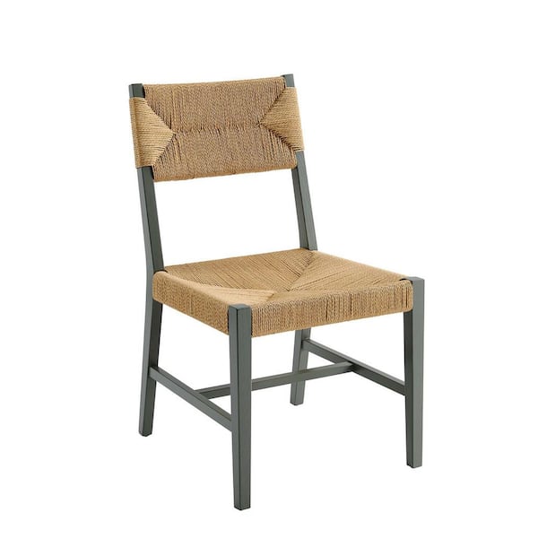 MODWAY Bodie Light Gray Natural Wood Dining Chair
