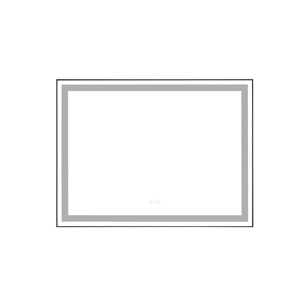 47.6 in. W x 36 in. H Rectangular Framed Antifog Wallmounted Bathroom
