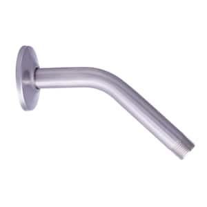 7.25 in. Angled Shower Arm with Flange in Brushed Nickel
