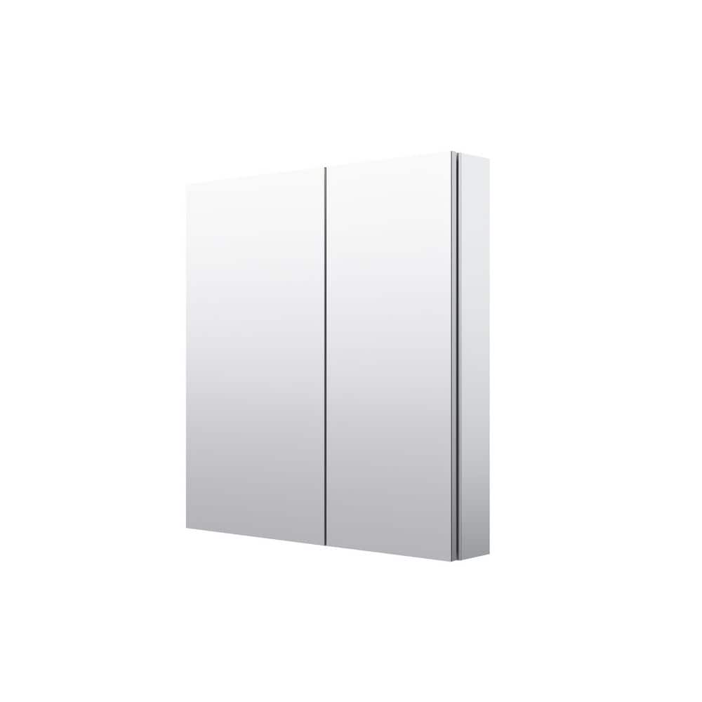 Combo 28 in. W x 30 in. H Rectangular Recess/Surface Mount Frameless Medicine Cabinet with Mirror, Soft Close Door price history on PriceWatchPro