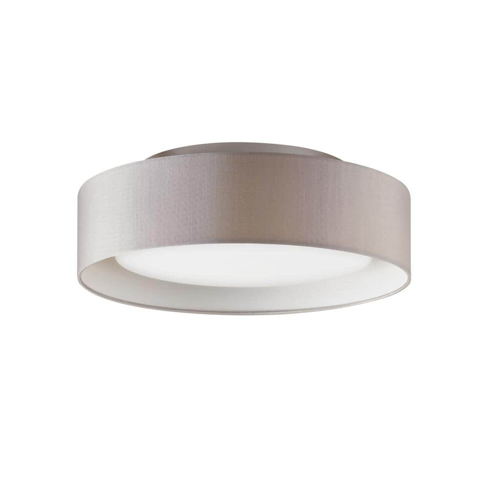 Bromi Design Naomi 15.75 In. 3-Light Gray Outside And White Inside ...