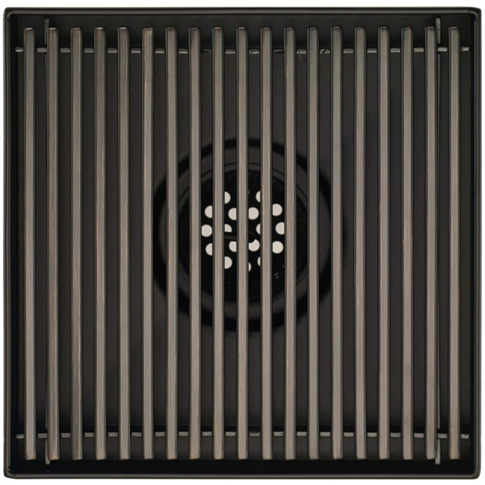 Monet 4 Custom Round Shower Drain Cover - Bronze Metallic