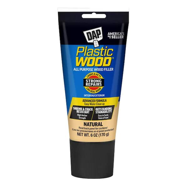 Plastic Wood 6 Ounce Natural Paintable Latex Wood Filler