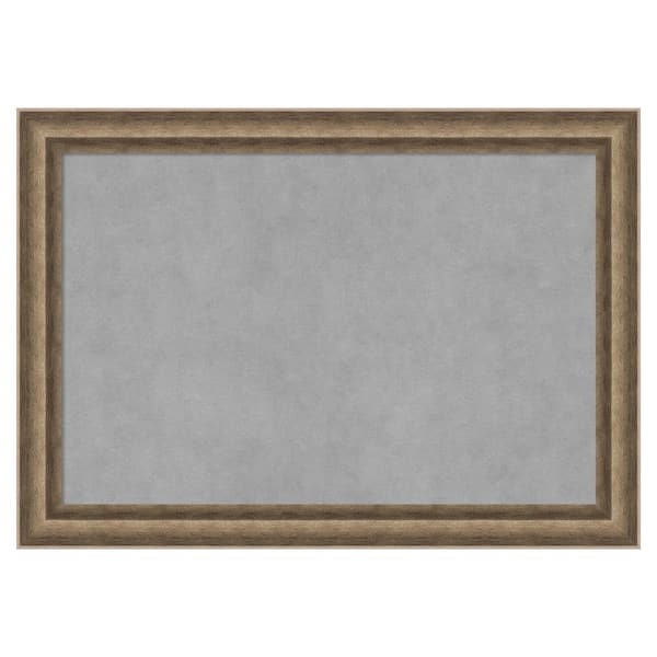 Amanti Art Angled Bronze 27 in. x 19 in. Framed Magnetic Board