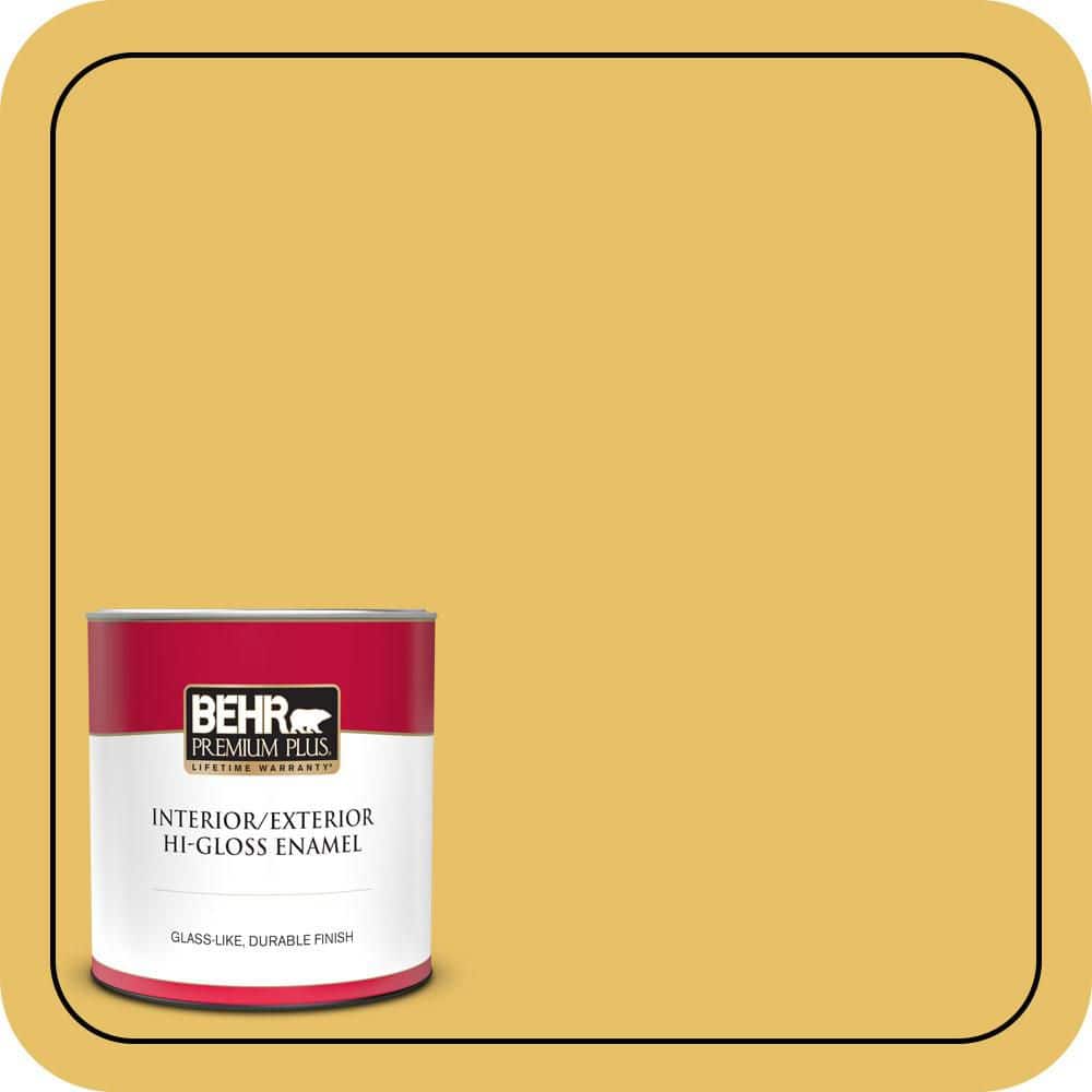 1 qt. #360D-5 Golden Chalice Hi-Gloss Enamel Interior/Exterior Paint & Primer price history on PriceWatchPro