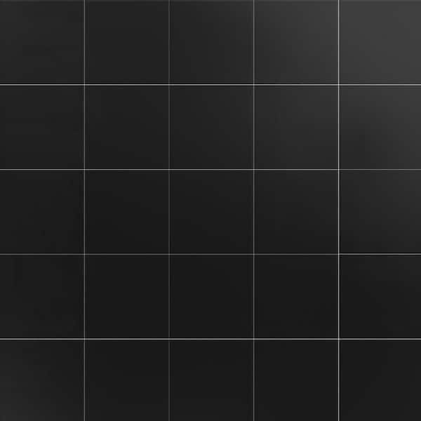 Monocolor Special Nero 7-7/8 in. x 7-7/8 in. Ceramic Floor and Wall Tile (11.25 sq. ft. /Case)