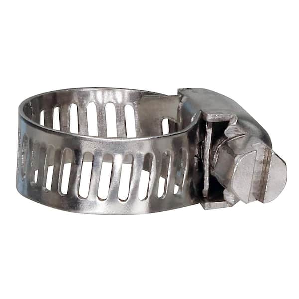 3/8 in.-5/8 in. Stainless Steel Hose Clamp - No. 4 (10-Pack)