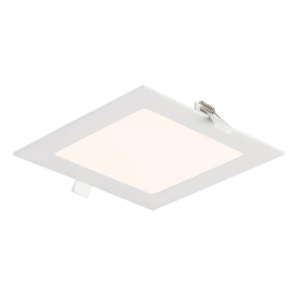 6 in. Square 800 Lumens Selectable CCT Integrated LED Canless Slim Panel Light price history on PriceWatchPro