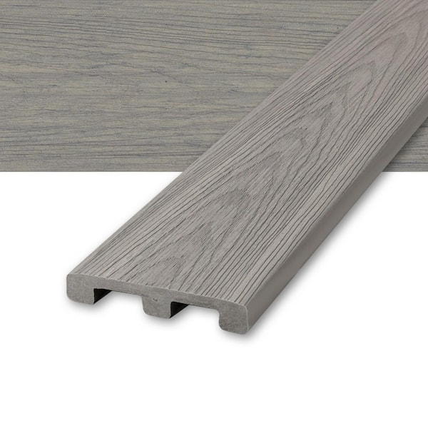 Deckorators Venture 1 in. x 6 in. x 12 ft. Saltwater Gray Square