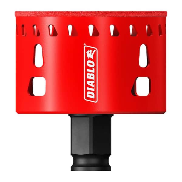 Kuwahara Diablo S1 142×12 32h HG DIABLO 2-1/2 in. Diamond Grit Hole Saw Tile, Stone, and Glass