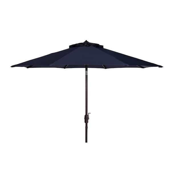 Ortega 9 ft. Aluminum Market Auto Tilt Patio Umbrella in Navy